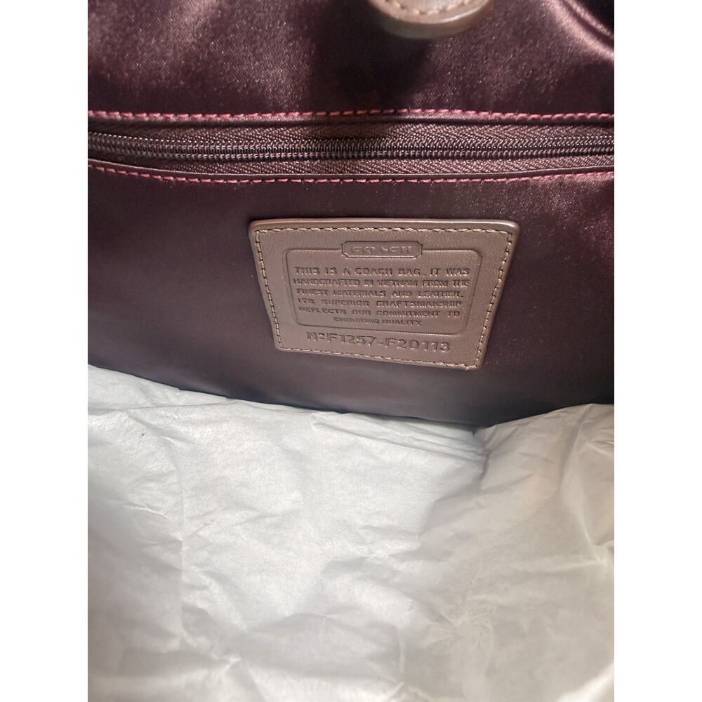 NWT Rare Coach F20113 Scarf Print Satchel & F62058 Coin Purse Set - Picture 8 of 14